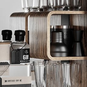 Koupelnová skříňka / kanistr - Bathroom Cabinet, Gas Red, 6 variant - Danish Fuel variáns: Dió
