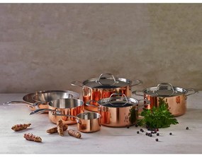 Rozsdamentes acél-réz lábas 1,4 l – Blomsterbergs