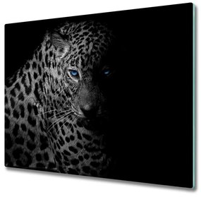 Üveg vágódeszka leopárd 60x52 cm
