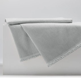 Világosszürke zsenília ágytakaró 220x240 cm Talo – Filumi