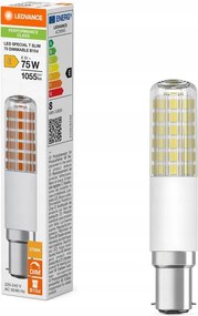 Led izzó B15d 8W 75W 1055lm 2700K Meleg 320° Tompítható Ledvance