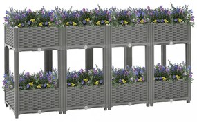 polipropilén magaságyás 160 x 40 x 71 cm