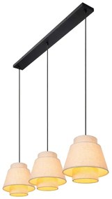 Lucide 21435/03/38 - Csillár zsinóron TRIBUTE 3xE27/40W/230V krémes