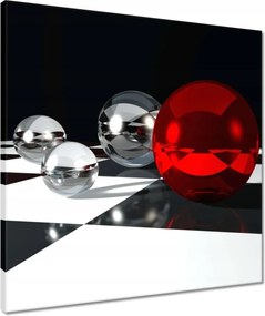 Vászonkép 50x50 Golyók a rácson