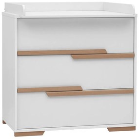 Snap fehér fiókos gyerek komód - Pinio