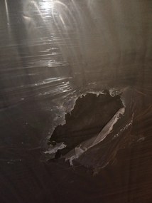 AKCIÓ Krémszínű kihúzható sarokkanapé ZENA, kétoldalas II. osztály