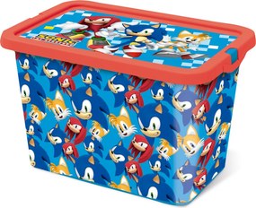 Sonic a sündisznó Friends műanyag tároló doboz 7 L