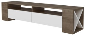 TV asztal/Szekrény Sisuko (dió + fehér) . 1102585