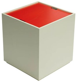 Piros-világoszöld kőrisfa tárolóláda 40x45 cm Vault – Hübsch