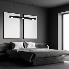 Csillár zsinóron ALEXANDER 5xGX53/12W/230V fekete