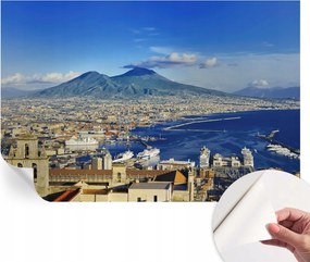 Divatos öntapadós fali tapéta Tengerparti panoráma 104x70 cm