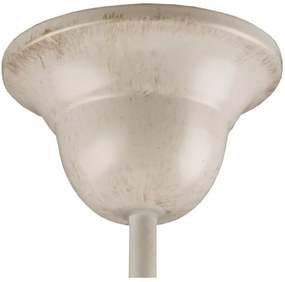 Brilagi - LED Csillár rúdon ANTICO 1xE27/60W/230V fehér patina