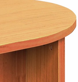 Dohányzóasztal Viaszbarna 80 x 39.5 x 35 cm Tömör fenyőfa