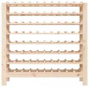 tömör fenyőfa bortartó állvány 109,5x30x107,5 cm