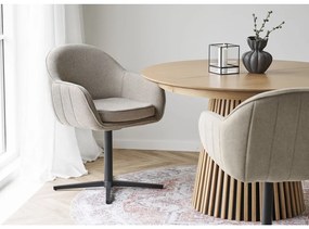 Tamera étkezőszék forgóval, világos szürke, fekete