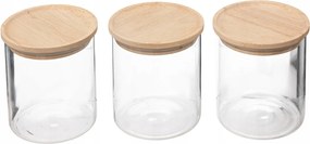 Fűszertartó Tégelyek Üveg 350 ml 3 db-os Tégely Szett