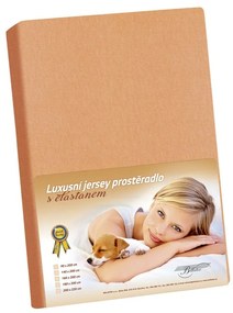 Jersey lepedő elasztánnal lazac , 90 x 200 cm, 90 x 200 cm