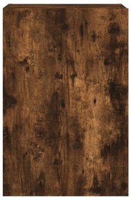 2 db füstös tölgy színű szerelt fa TV-szekrény 40,5x30x60 cm