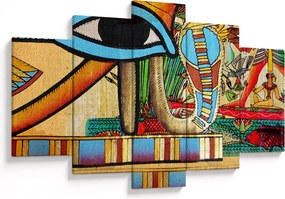 Egyiptomi motívumú kép (150x105 cm)