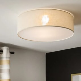 Mennyezeti lámpa SIRJA DOUBLE 4xE27/15W/230V átm. 45 cm krémes