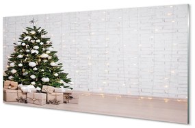 Akrilkép Karácsonyfa díszítés ajándék 125x50 cm
