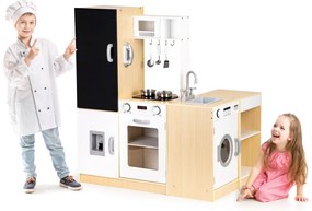 XXL fa gyerekkonyha led világítással