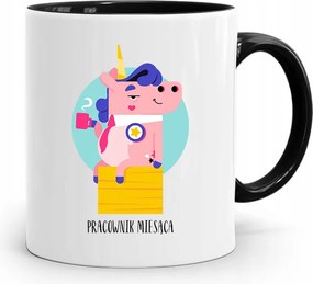 Munkavállalói Bögre Fekete Hónapi Munkavállaló fényképes nyomtatással