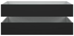 Fekete ágy alatti fiók szett 2 db-os Naia – Tvilum