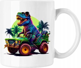 Bögre Dino Monster Truck 2 Fehér 330ml