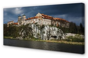 Canvas képek Krakow vár River 100x50 cm
