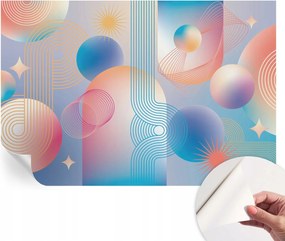 Modern öntapadós fotótapéta Mosható színes absztrakt 104x70 cm