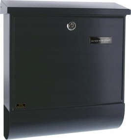 Postaláda újságtartóval Burg Wächter szürke