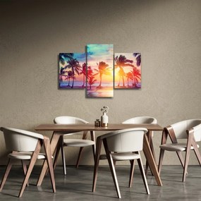 Kép - trópusi naplemente (90x60 cm)