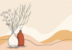 Poszter 66,5x46,5cm Stílusos Bézs