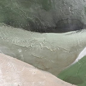 Kézzel festett kép 90x120 cm Green Field – Malerifabrikken