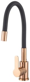 Gamma Flex 2000 Mosogató Álló Design Csaptelep - Rugalmas, Rosé Arany