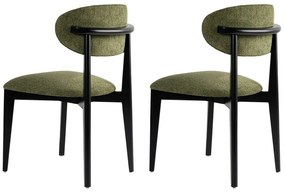 Lionte Green and Black étkezőszék szett, 2 db