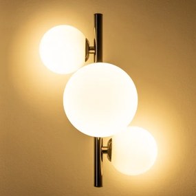 Brilagi - LED Fali lámpa MILLA 3xG9/3W/230V fényezett króm/fehér