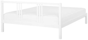 Franciaágy 140 cm VALLES (ágyráccsal) (fehér). 1007546