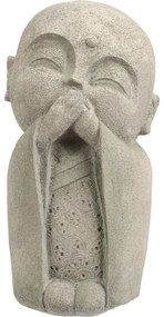 Buddha nem beszél kerti dekoráció , 14,5 x 27 x 13 cm, polirezin