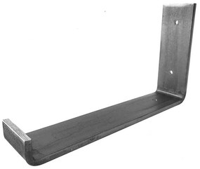 Lam009 Black and Walnut polc