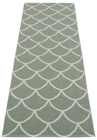 Zöld kültéri-beltéri futószőnyeg 70x225 cm Kotte Army Sage – Pappelina