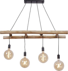 Paul Neuhaus loft függeszték edgar fekete fa pln15025-18