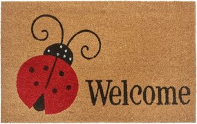 Vastag lábtörlő 45x75cm Welcome felirattal, bejárati szőnyeg
