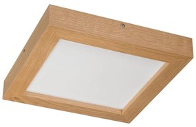 Brilagi-LED Dimmelhető lámpa WOODY FRAME LED/24W/230V tölgy 30x30 cm IP44 + távirányító