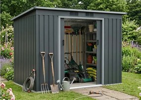 bádog kerti ház LANITPLAST HALLE 74 ANTRACIT LG4023