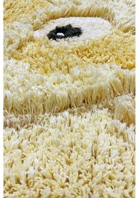 Sárga mosható kézi szövésű pamut gyerek szőnyeg 95x120 cm Ducky – Lorena Canals
