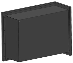 InFire - Sarok BIO kandalló 45x60 cm 3kW fekete