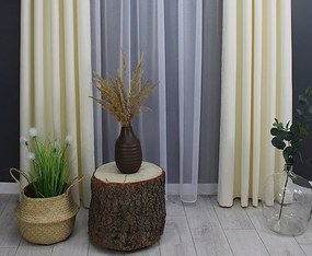 Kész függöny 140x250 krém nubuk finom bársony kellemes puha ekri