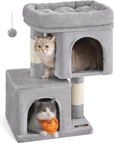 Macskakaparó 67 cm magas, macskatorony, ‎40×30×65cm, világosszürke